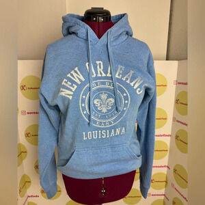 New Orleans Louisiana Sweatshirt Hoodie Denim Blue